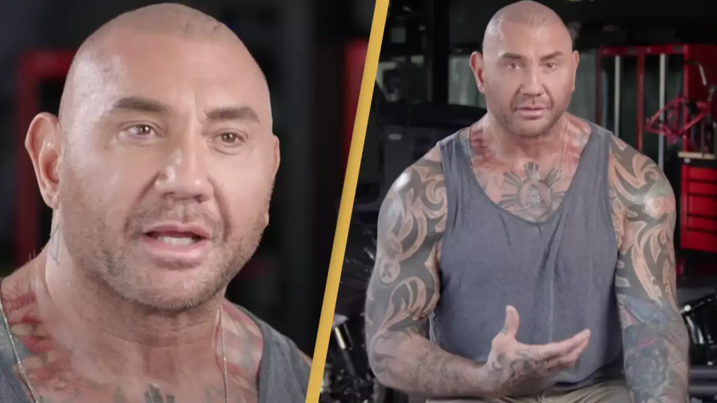 Dave Bautista praised after explaining why he covered up tattoo of person he considered to be his friend