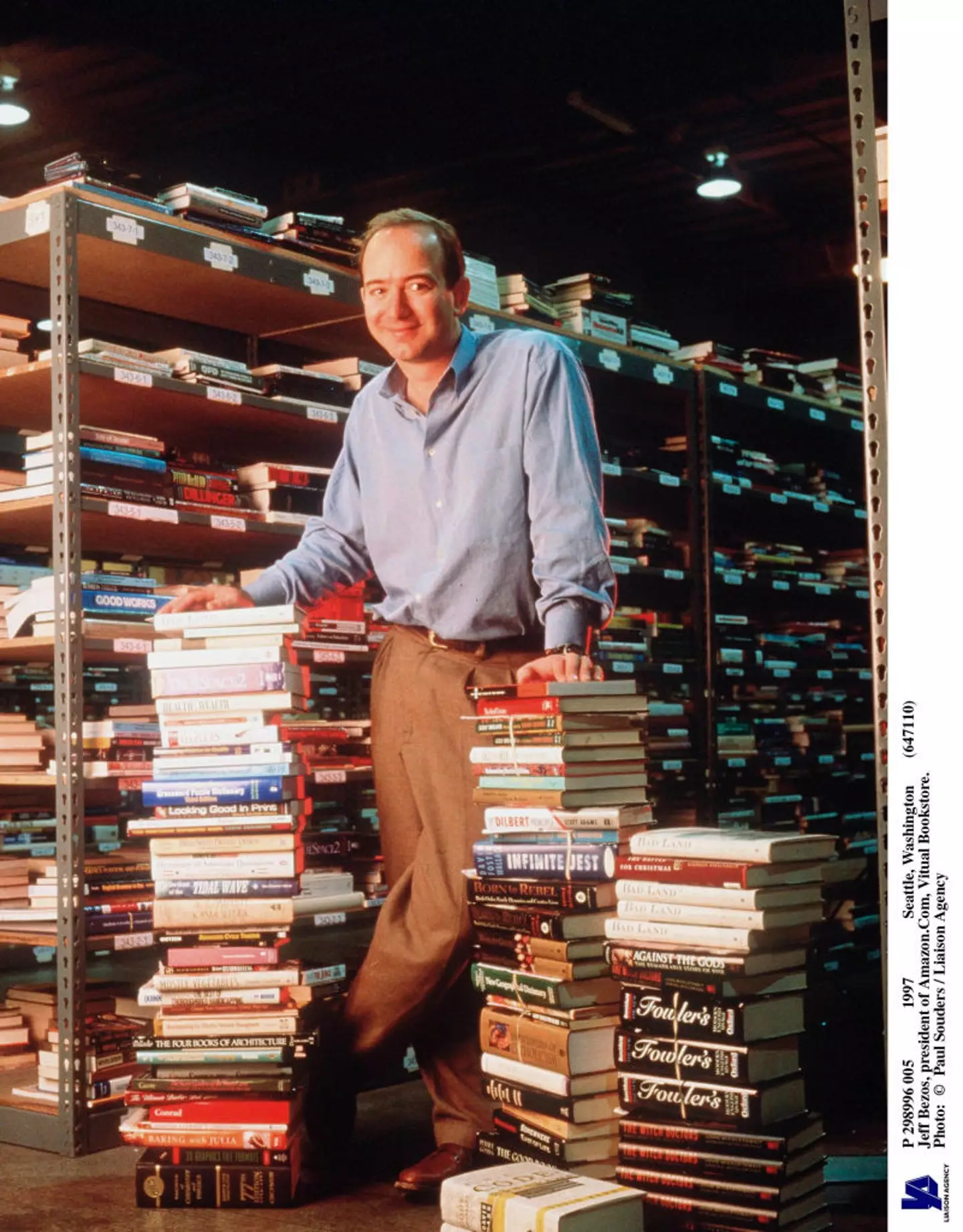 Jeff Bezos founded Amazon a year after Sears made major cutbacks (Paul Souders/Getty Images)