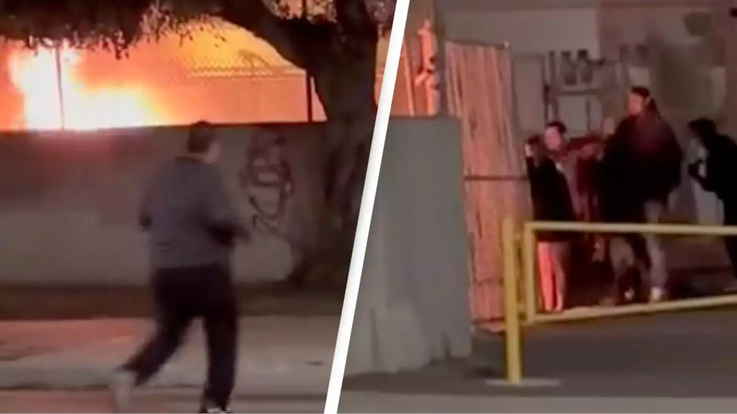 Shocking footage shows people 'intentionally lighting fires' in LA amid devastating wildfire crisis