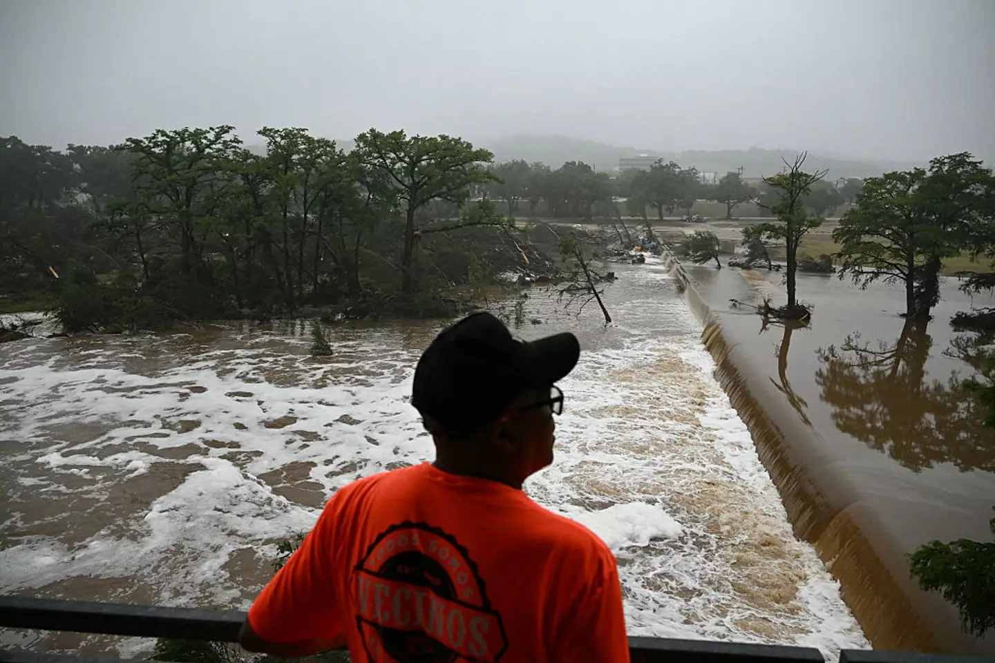 The floods have had a devastating impact on the area (RONALDO SCHEMIDT/AFP via Getty Images)