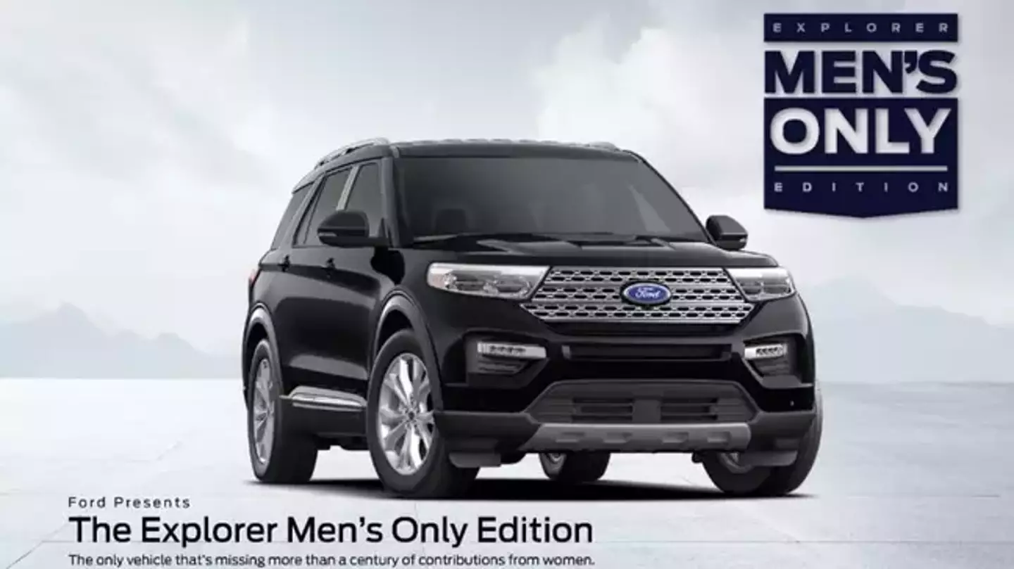 Ford was initially praised after launching a 'men’s only car' on International Women’s Day.