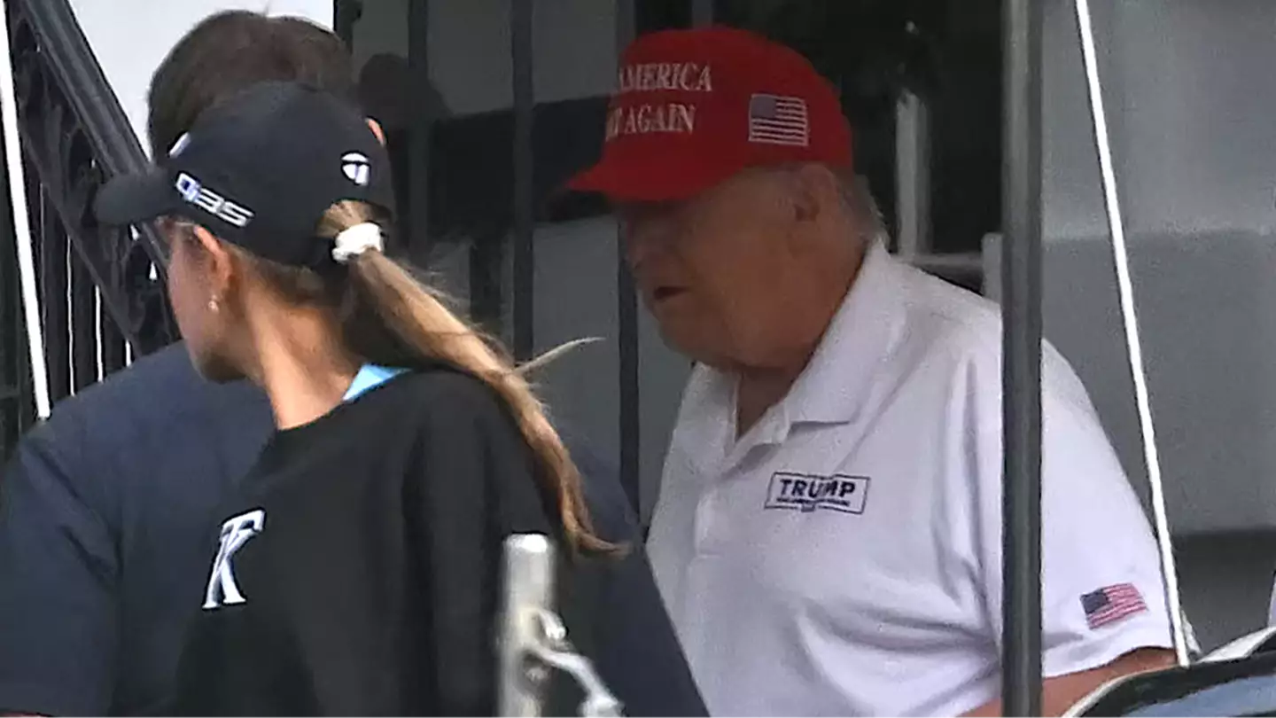 Trump pictured for the first time after bizarre rumors of his death broke internet