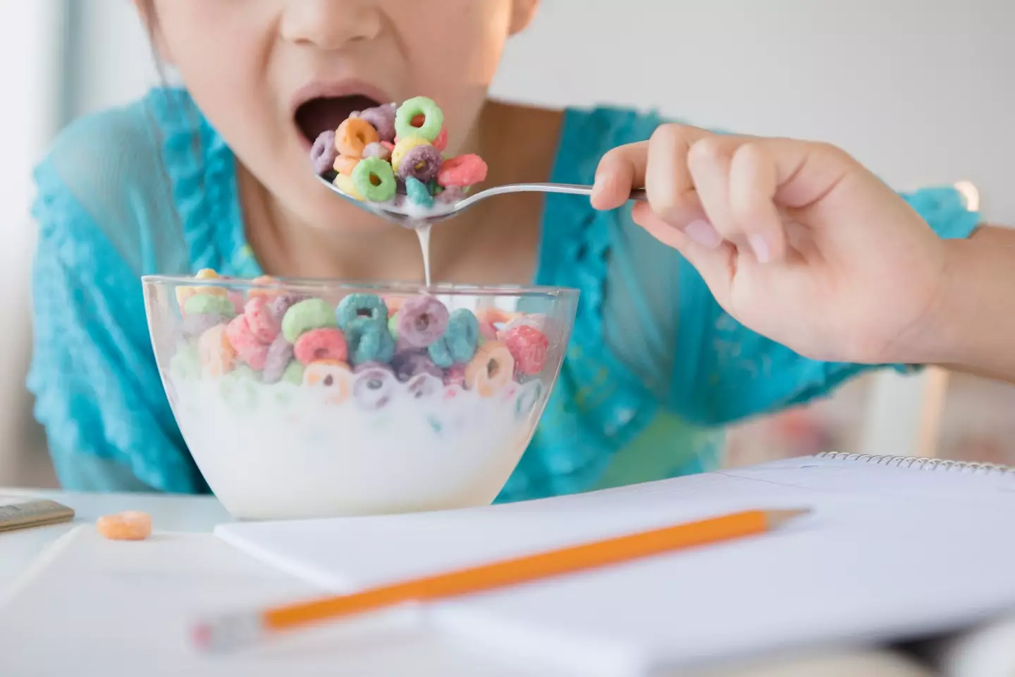 Many breakfast cereals outside of the US don't use the same food dyes (Getty Stock Image)