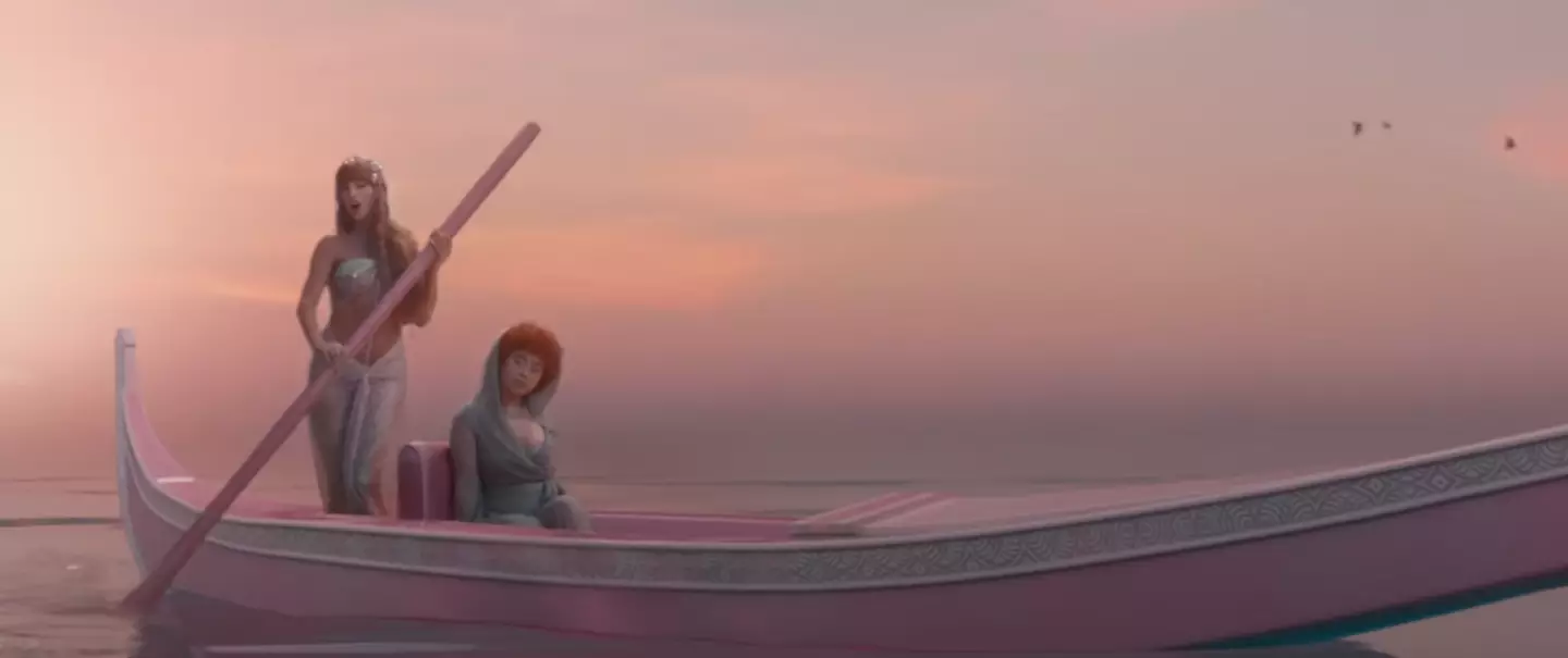 Taylor and Ice Spice previously collaborated on 'Karma' together. (YouTube/Taylor Swift)