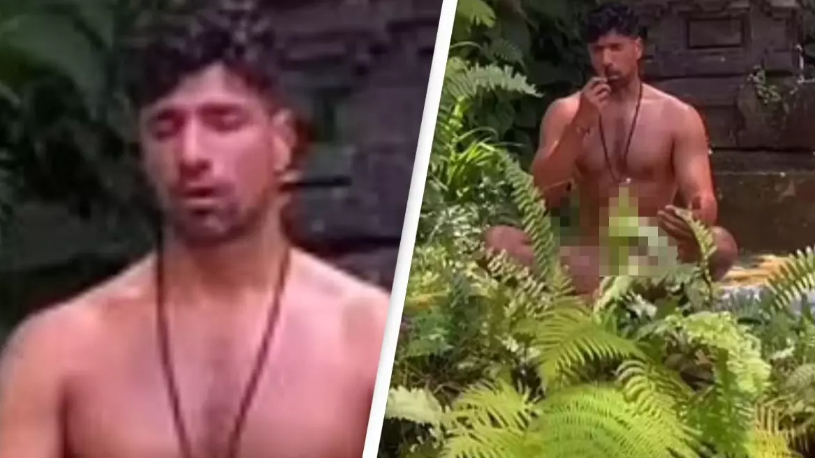 Officials on hunt for naked tourist who meditated at Hindu shrine