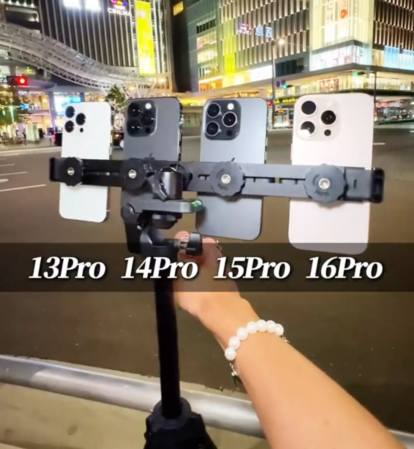 A TikToker has compared the cameras on four different iPhone models (@yuta.tj23/TikTok)