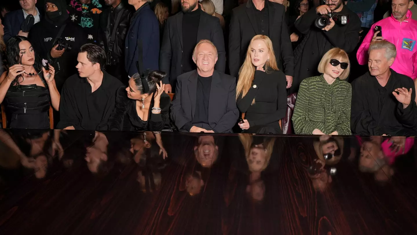 A host of stars were in attendance at the Balenciaga fashion show (Swan Gallet/WWD via Getty Images)