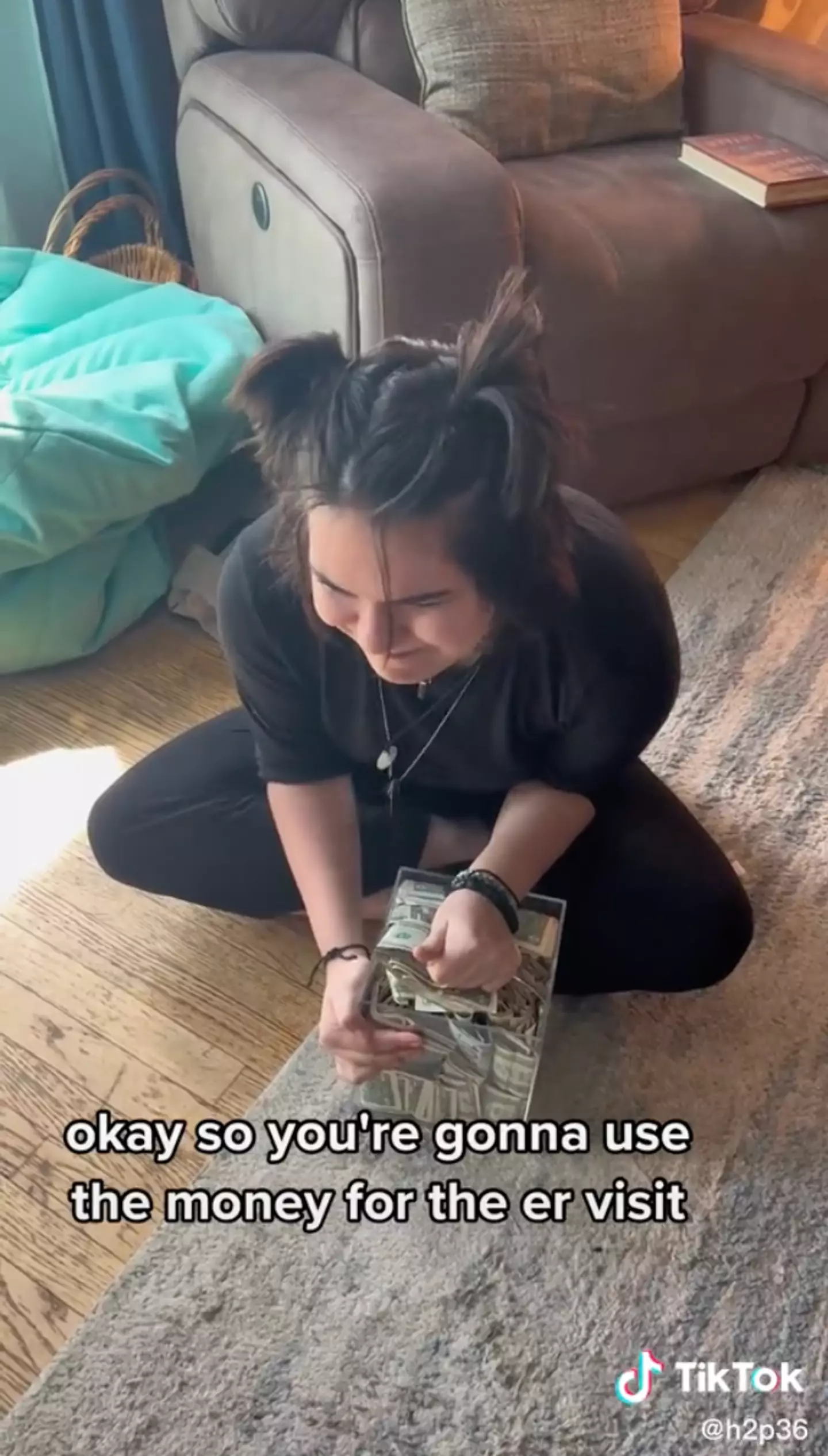 Atlas struggled to open her tip jar.