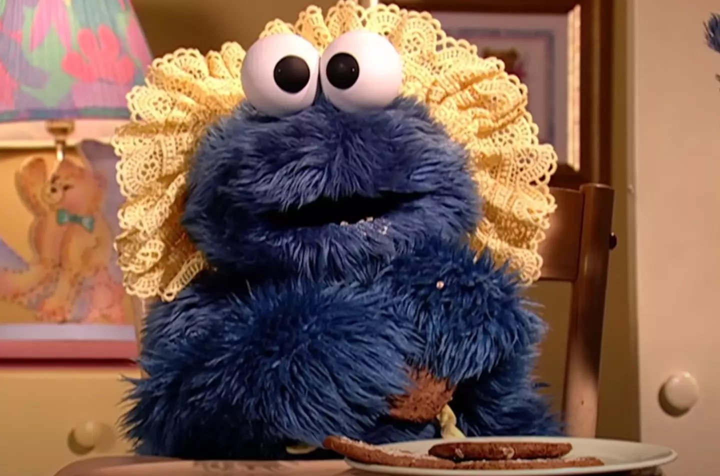 The Cookie Monster in ‘The First Time Me Eat Cookie’.