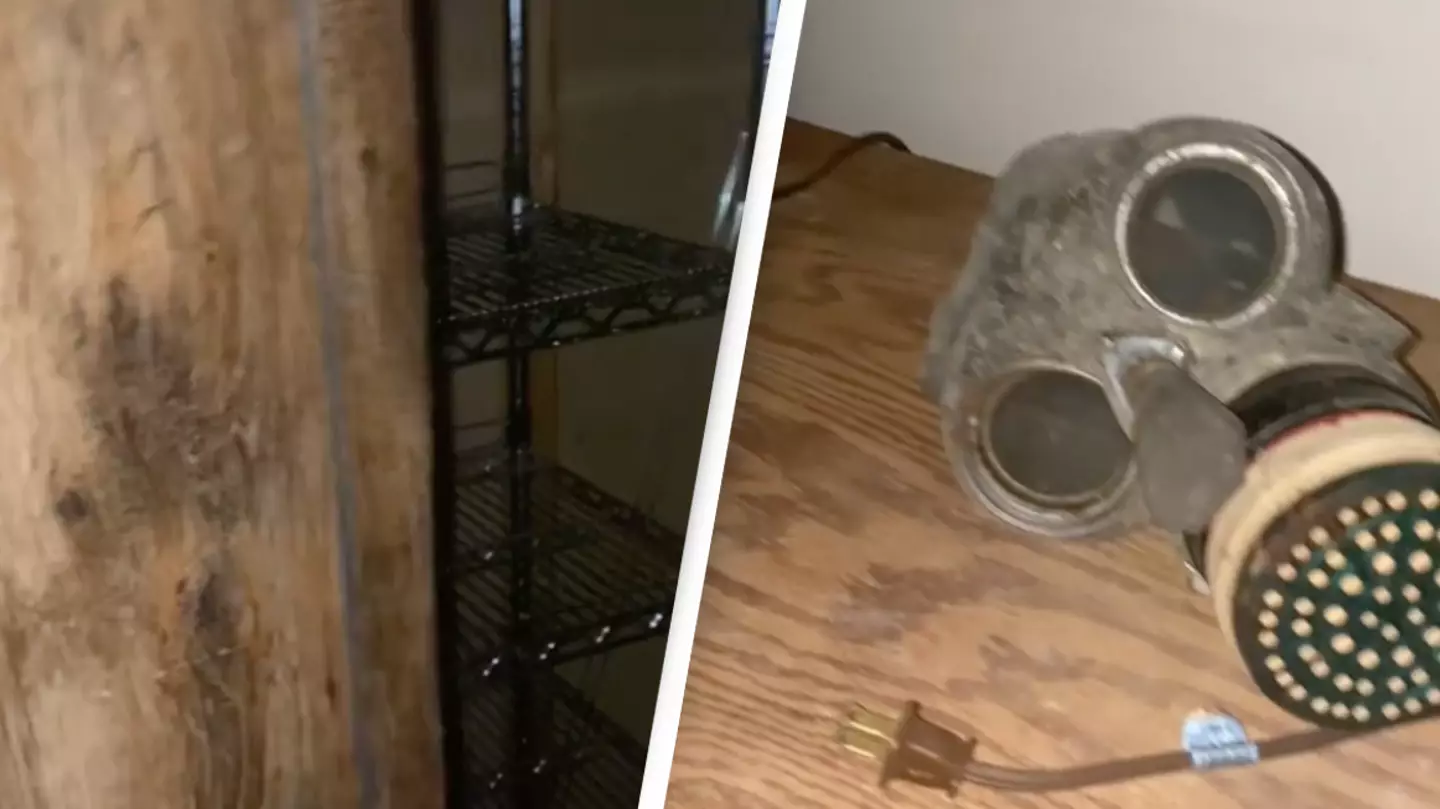 Woman urged to act quickly after revealing eerie ‘doomsday’ bunker and trapdoor in basement