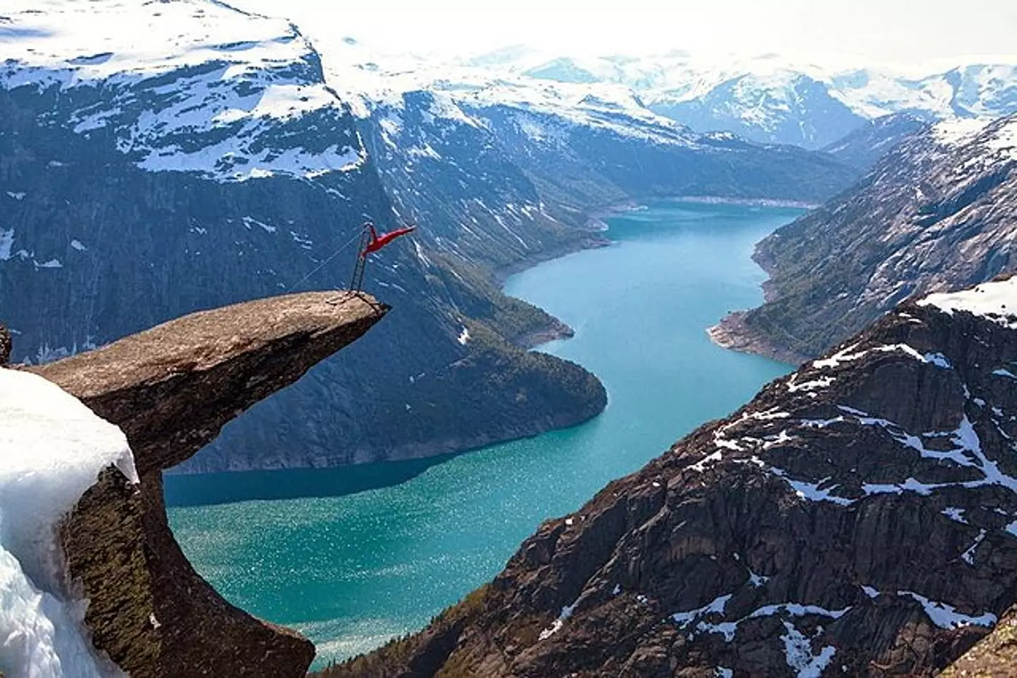 Visitors to the Troll's Tongue have been warned to stay safe.