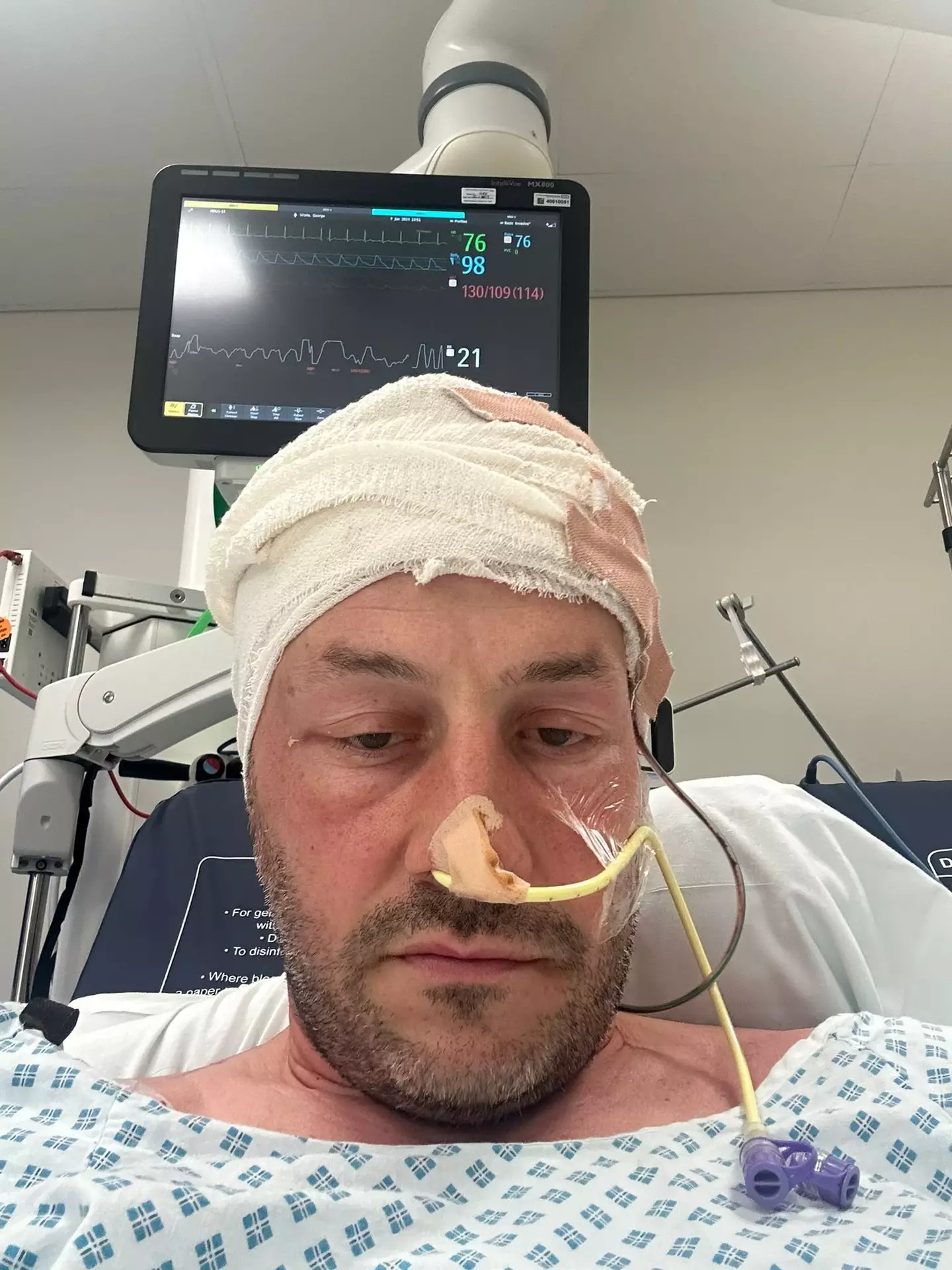 George Wade was diagnosed with two tumors (SWNS)