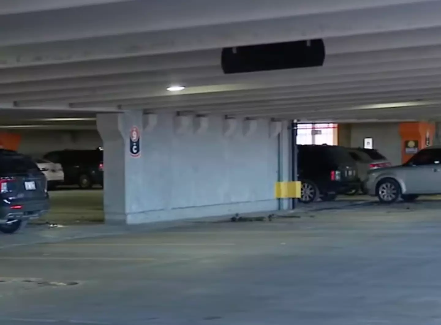 The mom was with her five children in the parking garage (Fox 2 Detroit)