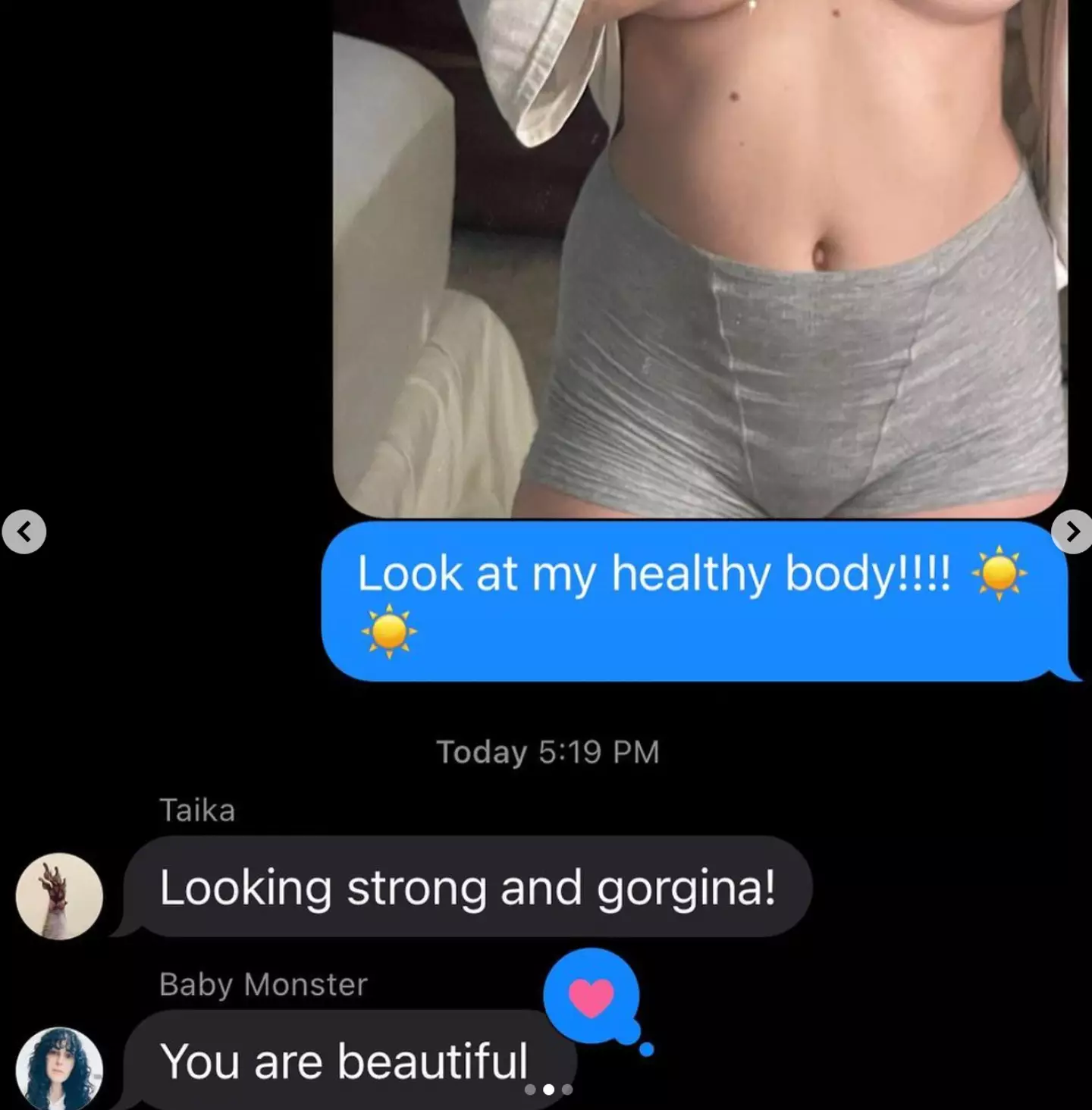 Tallulah Willis has been praised for opening up about her eating disorder.