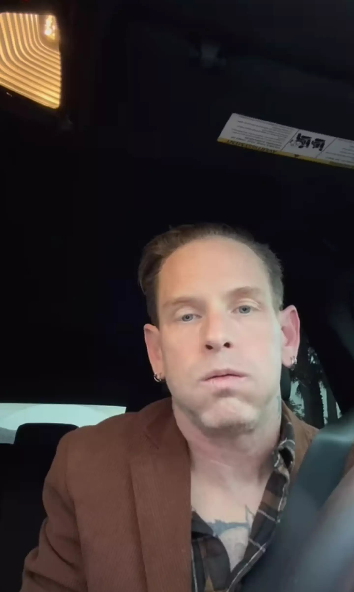 Corey Taylor addressed fans' criticisms and admitted he 'nearly relapsed'. Instagram/@coreytaylor