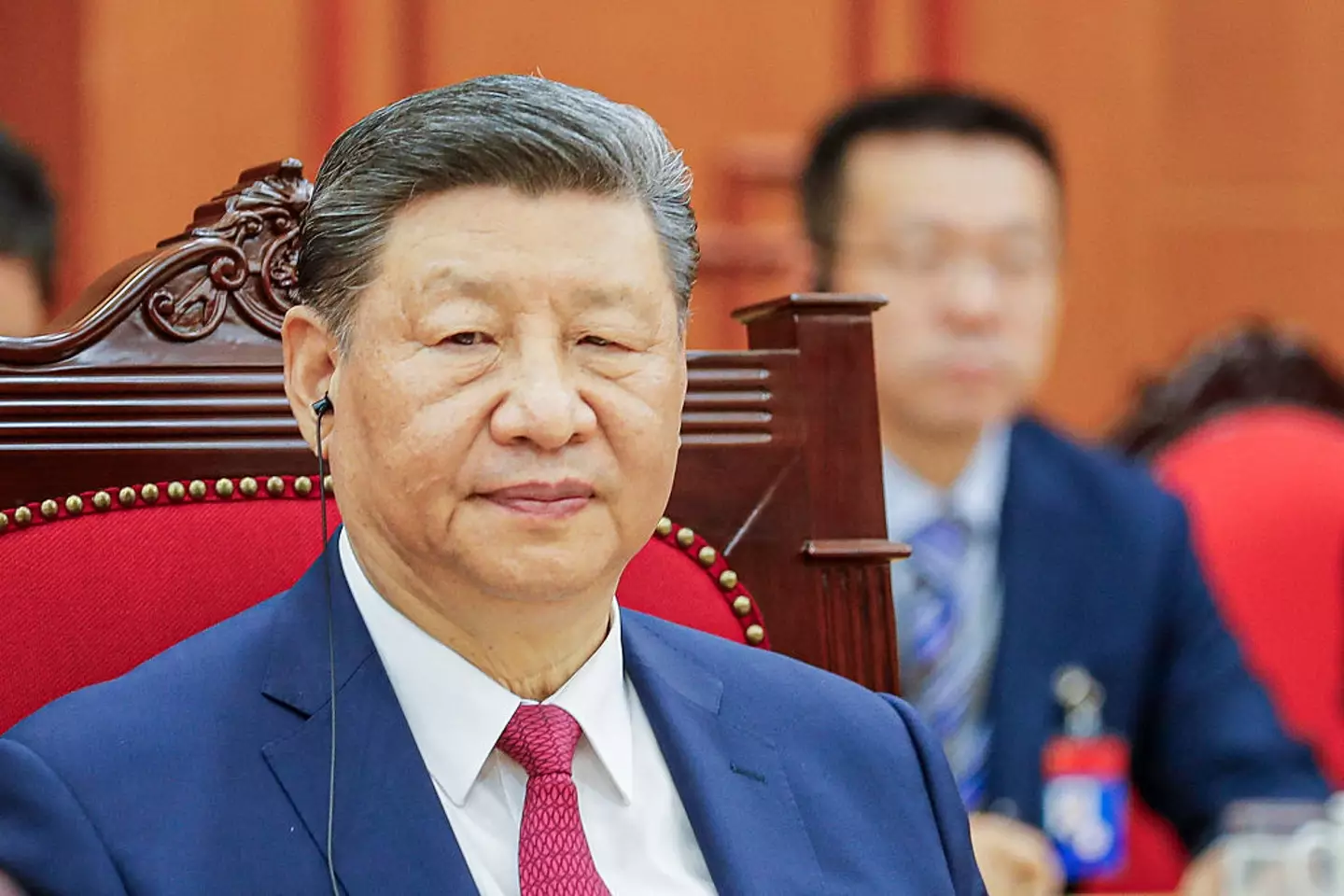 President Xi Jinping has claimed the US is violating international economic and trade rules by enforcing the sanctions on Chinese imports (MINH HOANG/POOL/AFP via Getty Images)