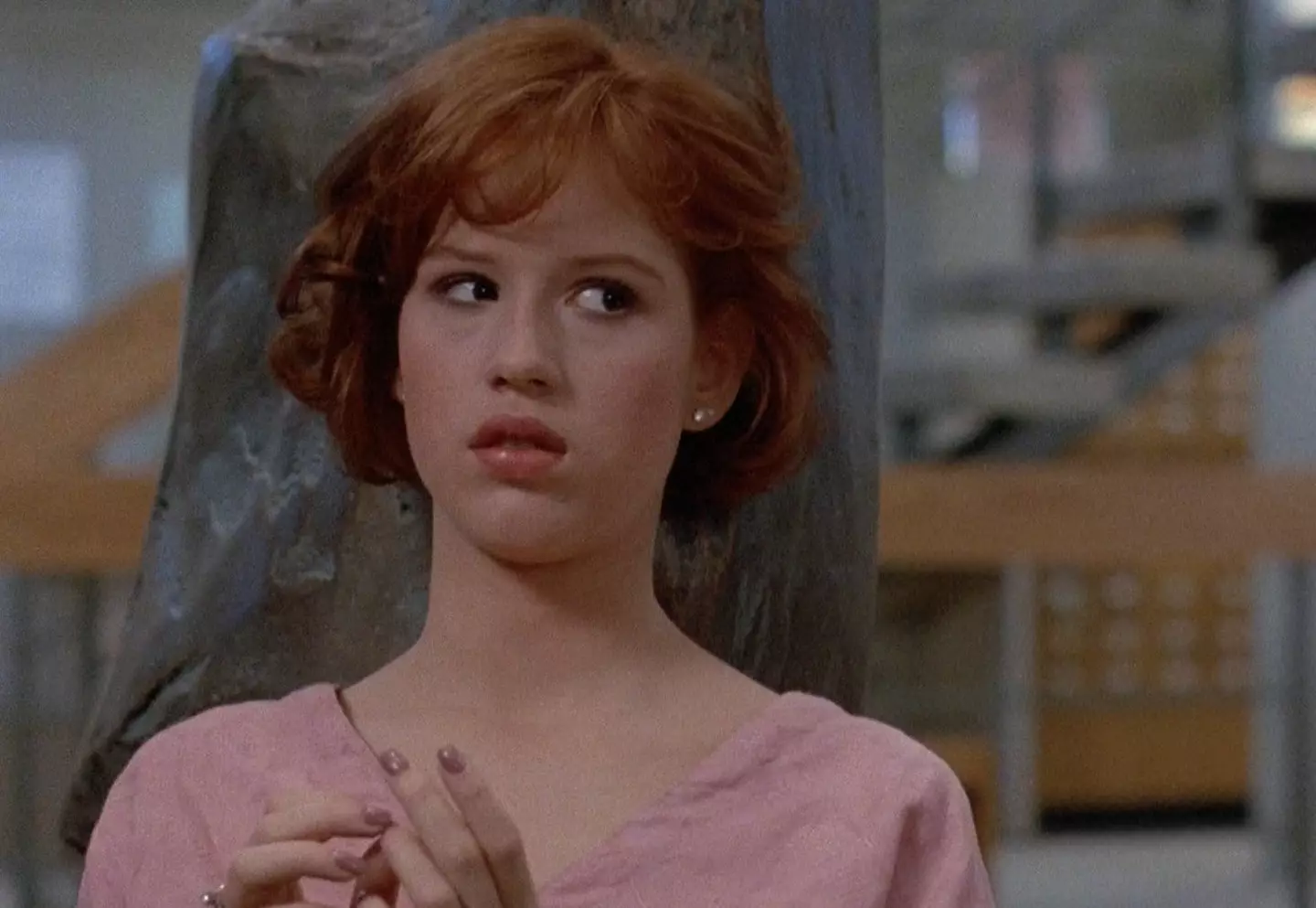 Ringwald made a name for herself acting in 80s teen movies like The Breakfast Club.
