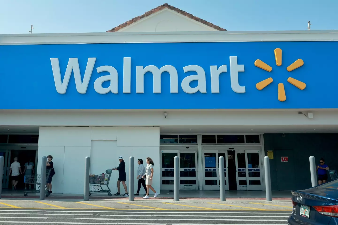 The t-shirt was on sale in Walmarts in Canada (Joe Raedle/Getty Images)