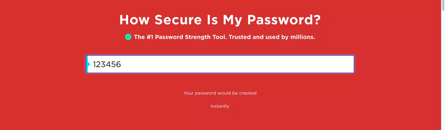 The US' top password could be cracked 'instantly' (How Secure Is My Password)