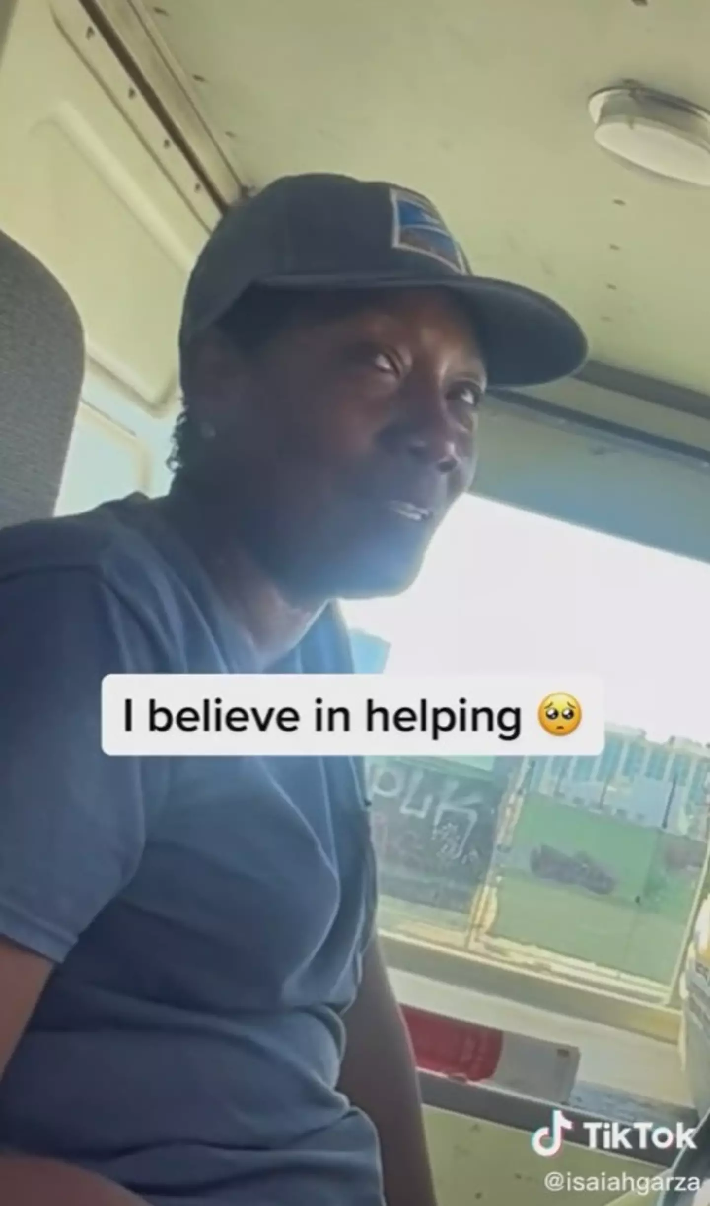 Debbie, a postal worker based in LA, was left overcome by the gesture.