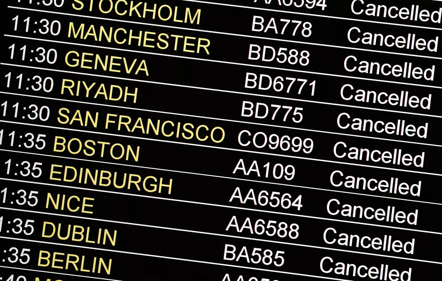 Their flight was cancelled but they had a plan.