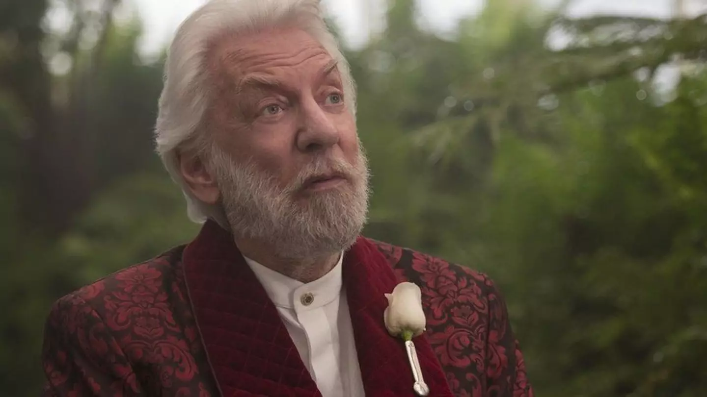 Donald Sutherland also featured in the Hunger Games series.