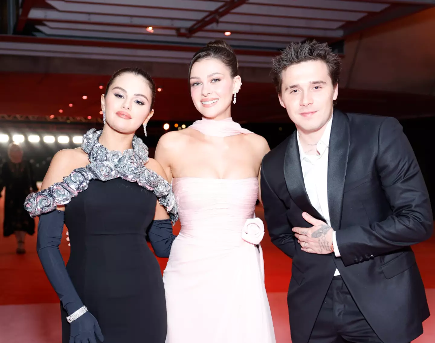 Peltz, Beckham and Gomez attended the 2023 Academy Museum Gala together.
