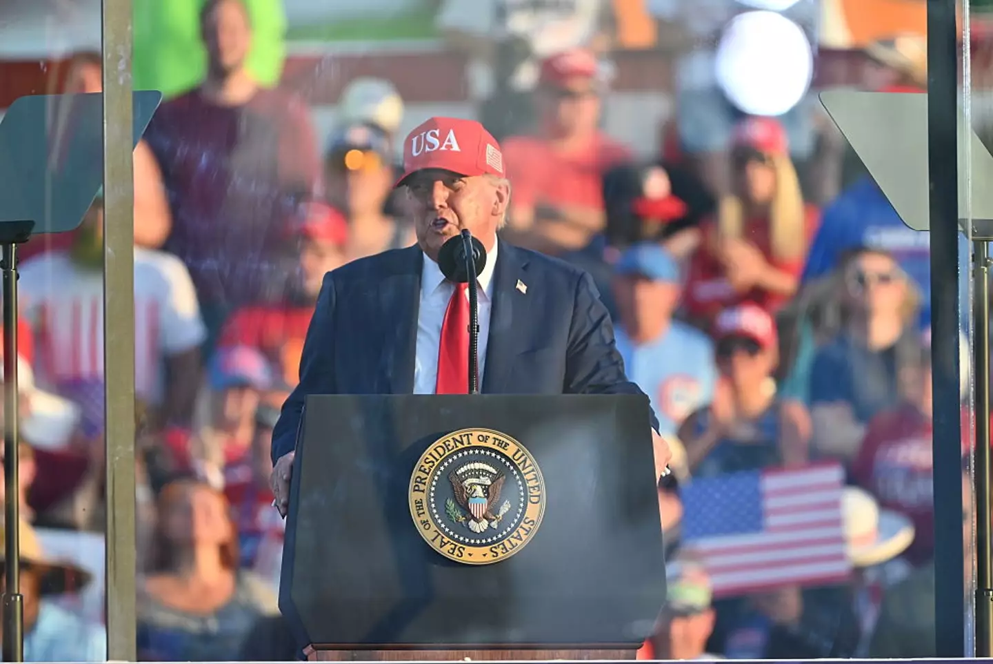 Trump has since responded to the criticism (Kyle Mazza/Anadolu via Getty Images)