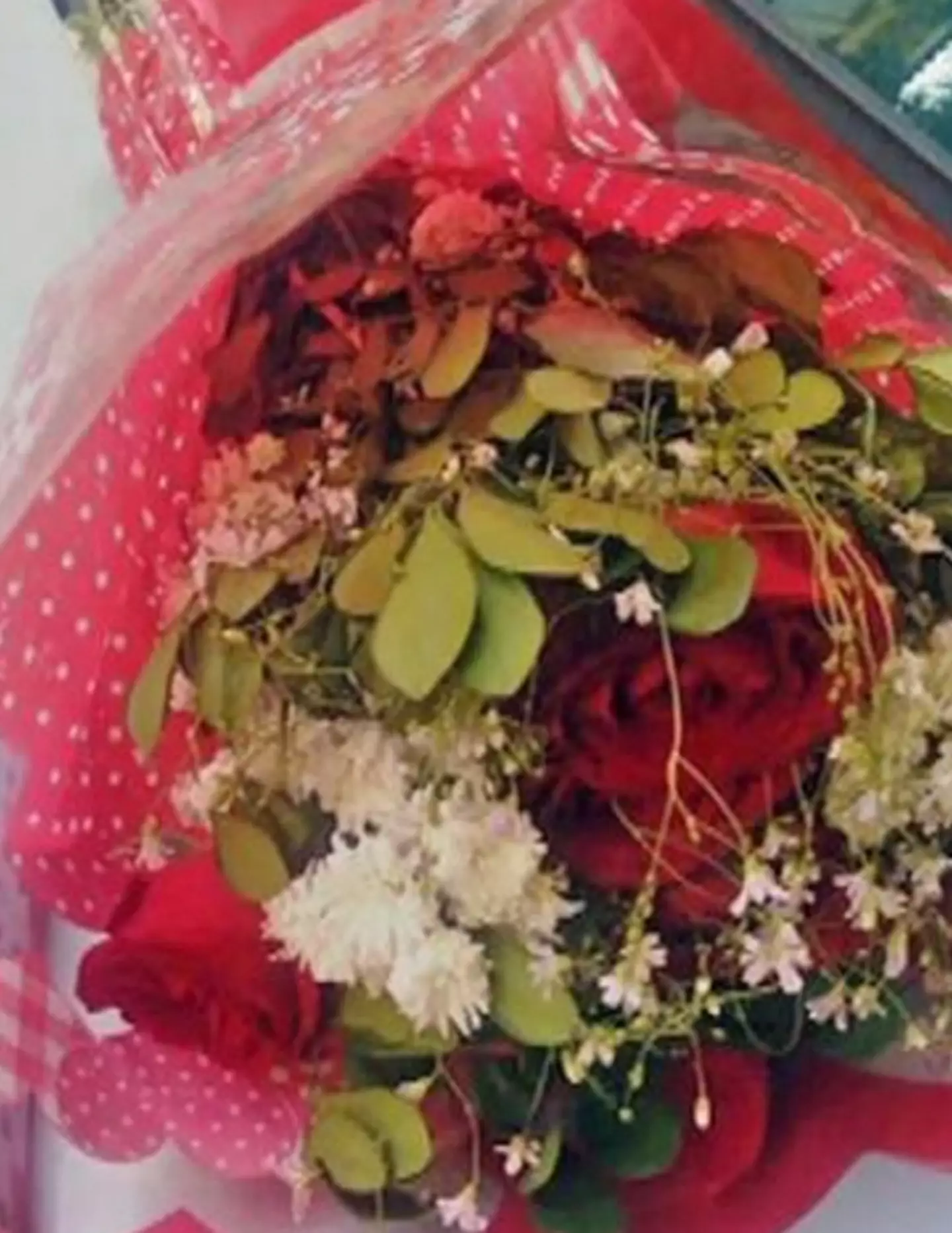 The chocolates arrived fro an unknown sender.