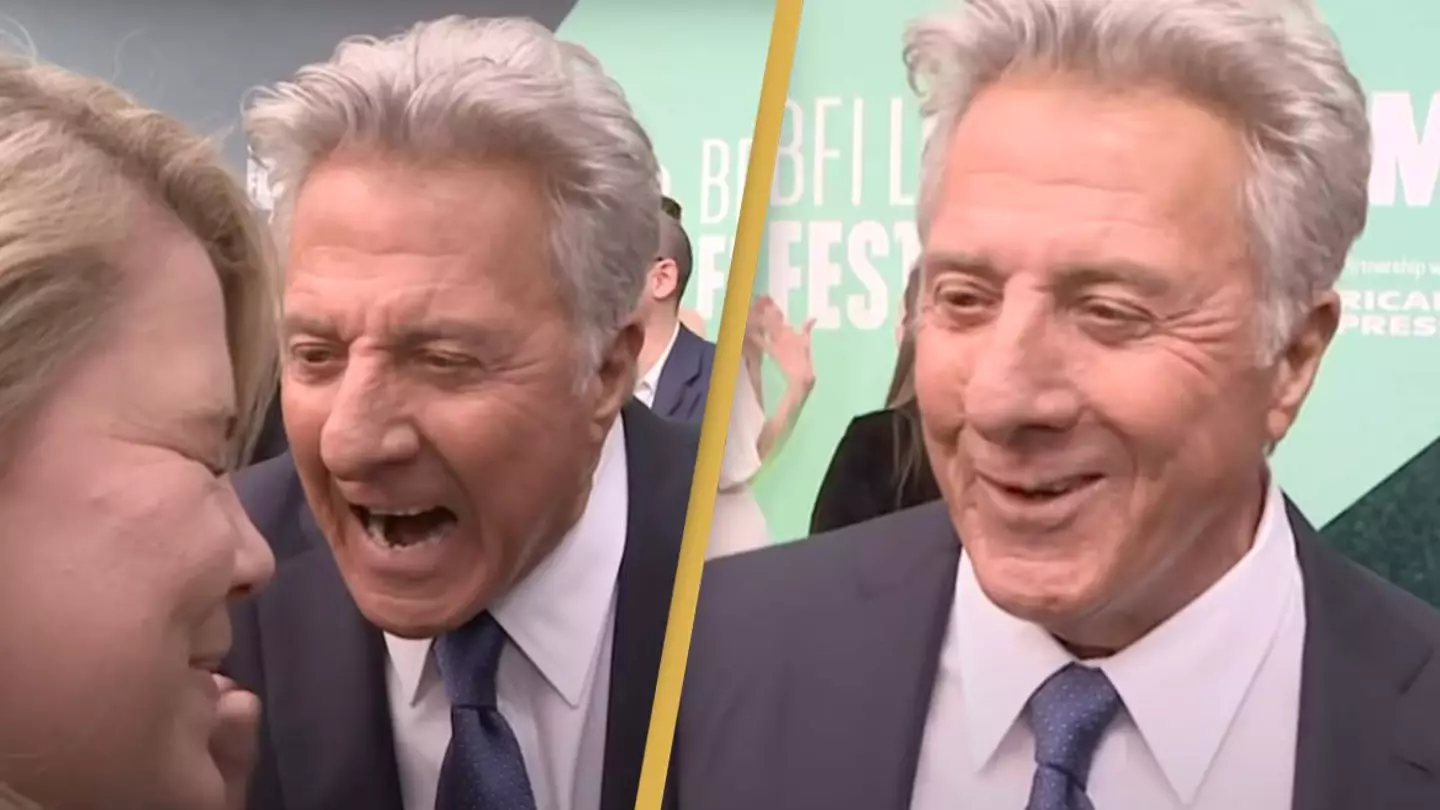 Dustin Hoffman 'makes woman's life' after she tells him her favorite movie is Hook