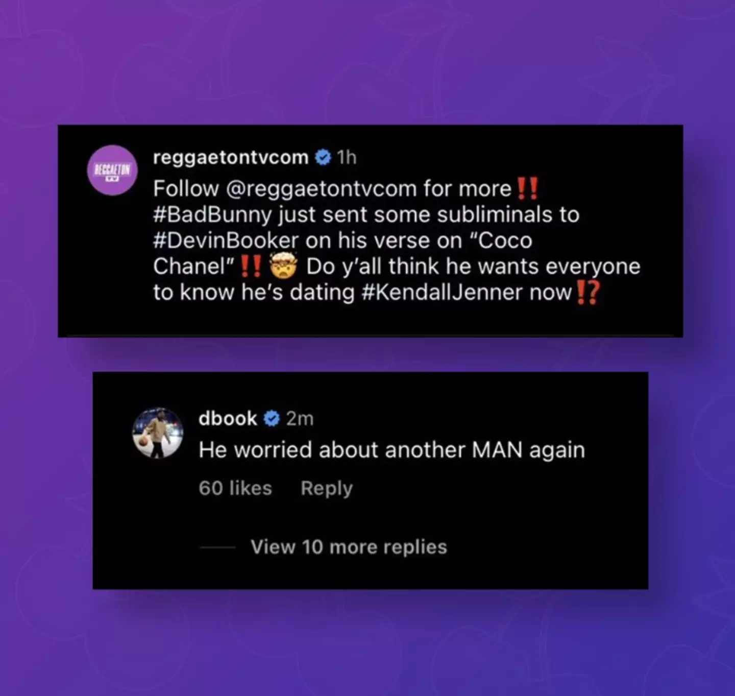 Devin Booker has seemingly responded to being shaded in one of Bad Bunny's songs.