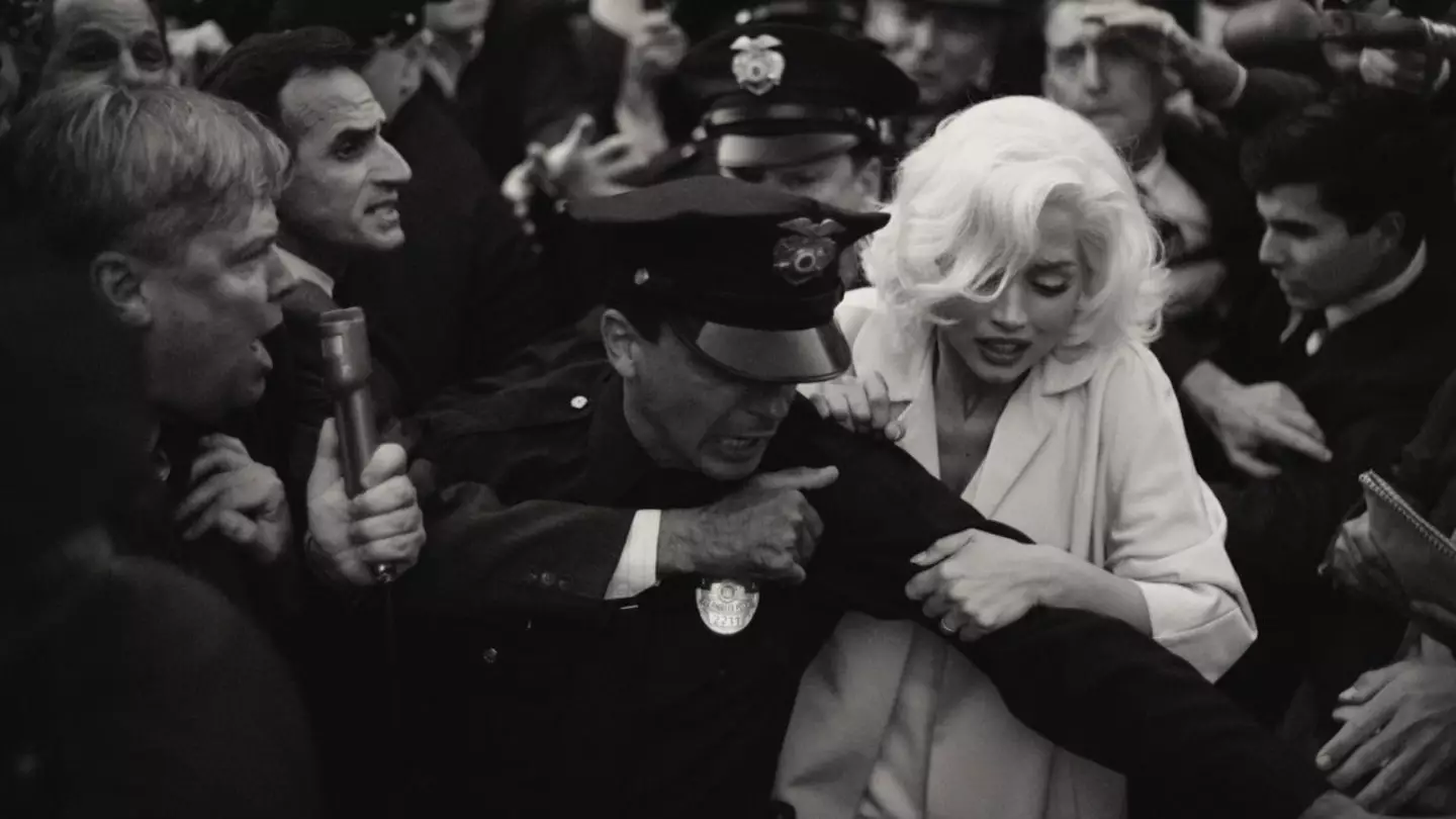 Ana De Armas as Marilyn Monroe in Blonde.