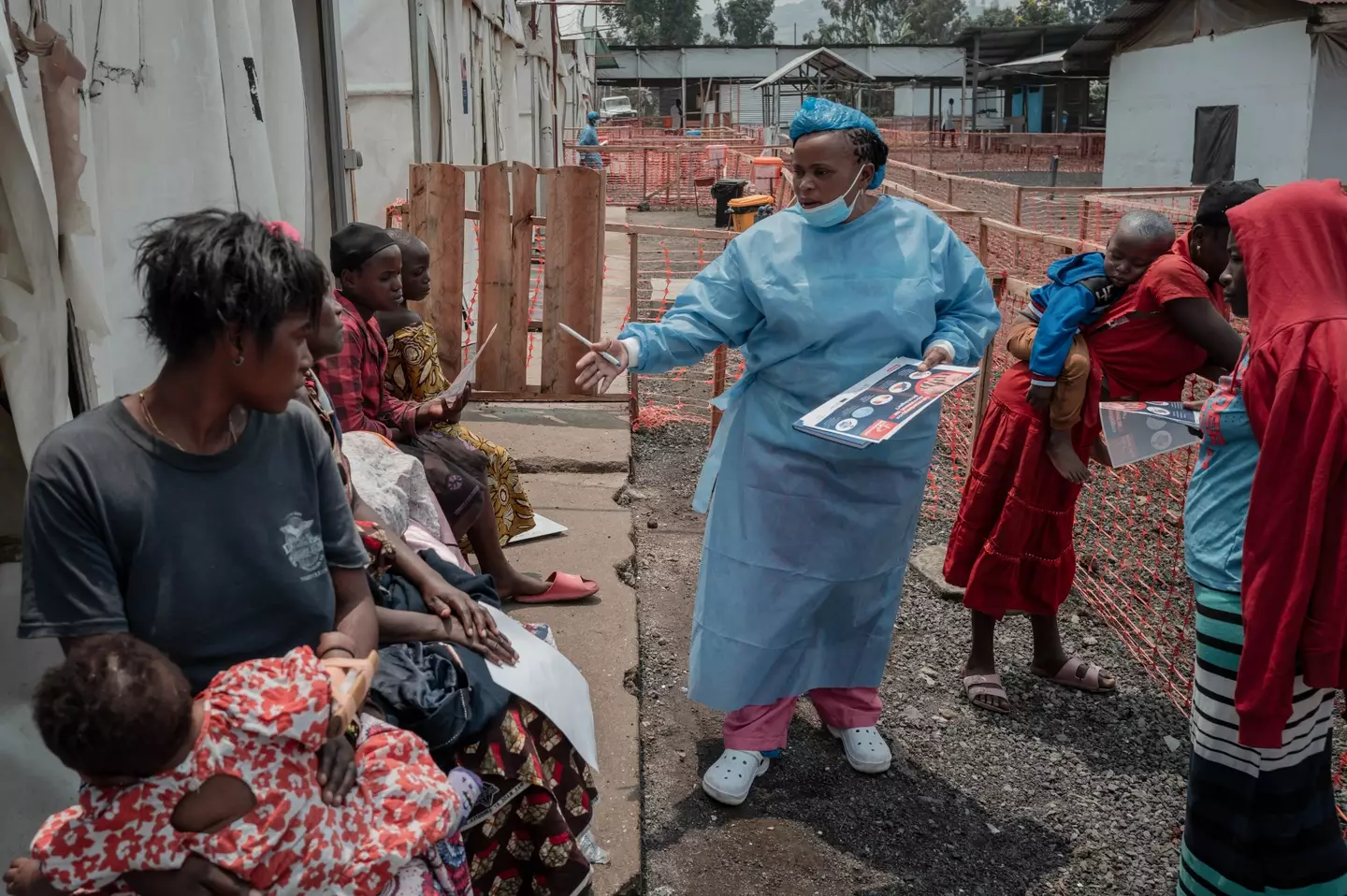 People are questioning whether this new illness is connected to monkeypox or Ebola (GUERCHOM NDEBO/AFP via Getty Images)