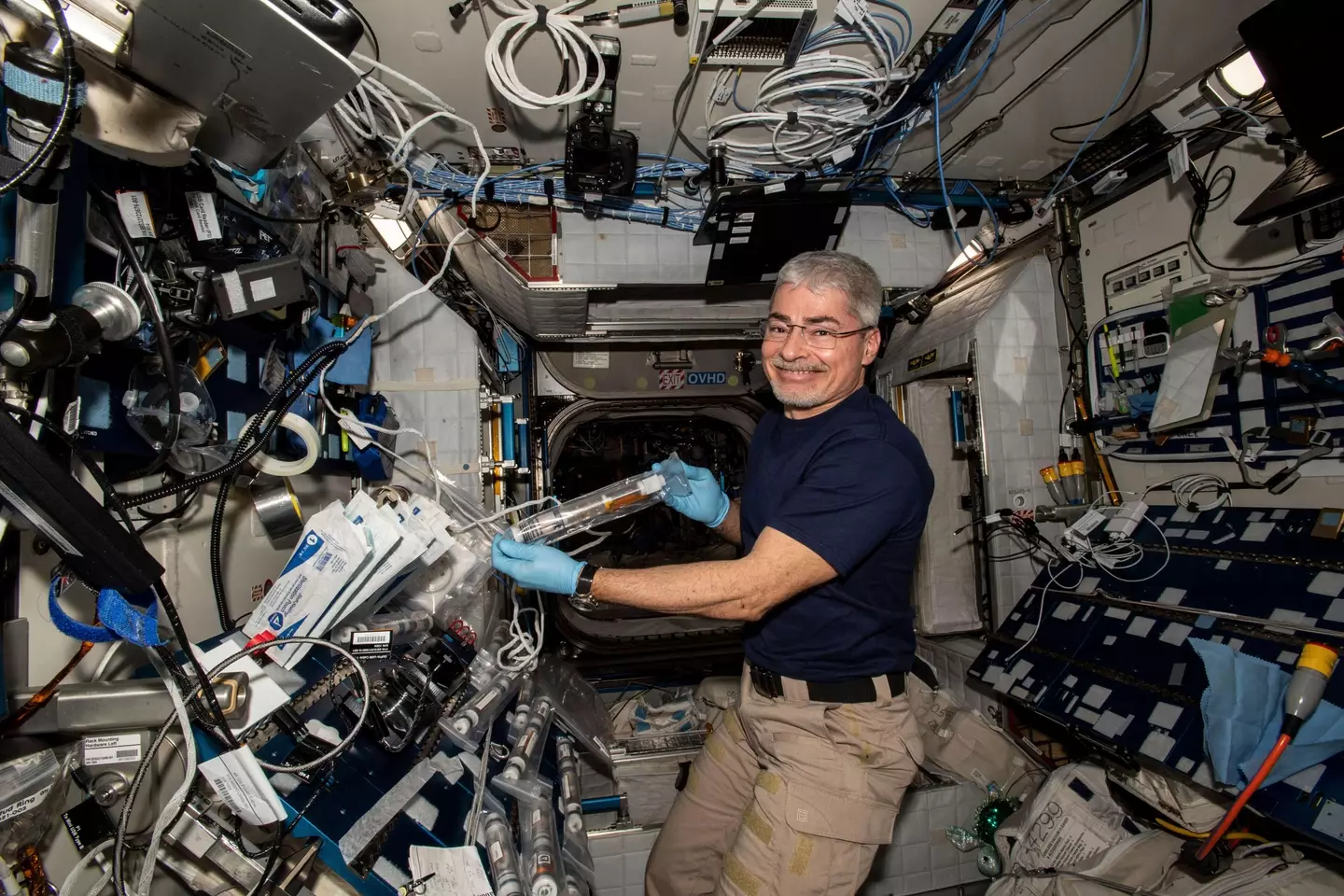 Mark Vande Hei on the International Space Station (Alamy)