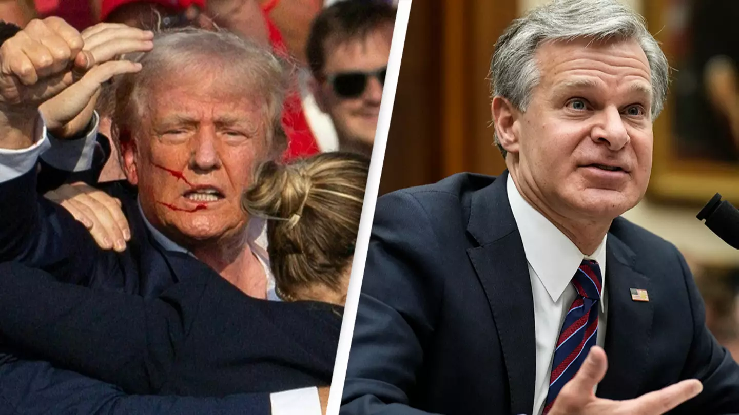 Trump gives brutal response after FBI director questioned whether bullet hit his ear during assassination attempt