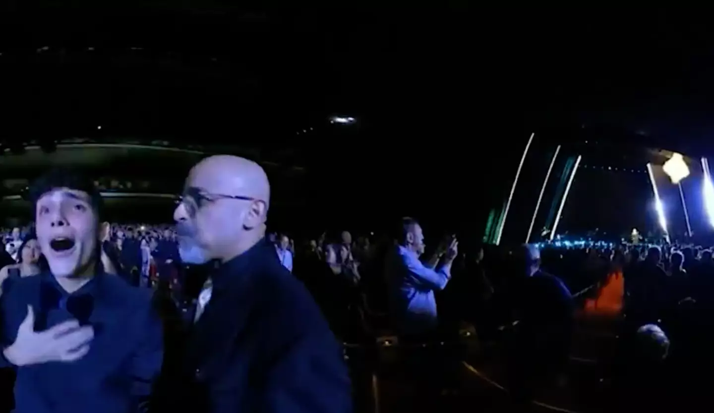 Adele told the fan: "They won’t bother you again my darling, enjoy the show."