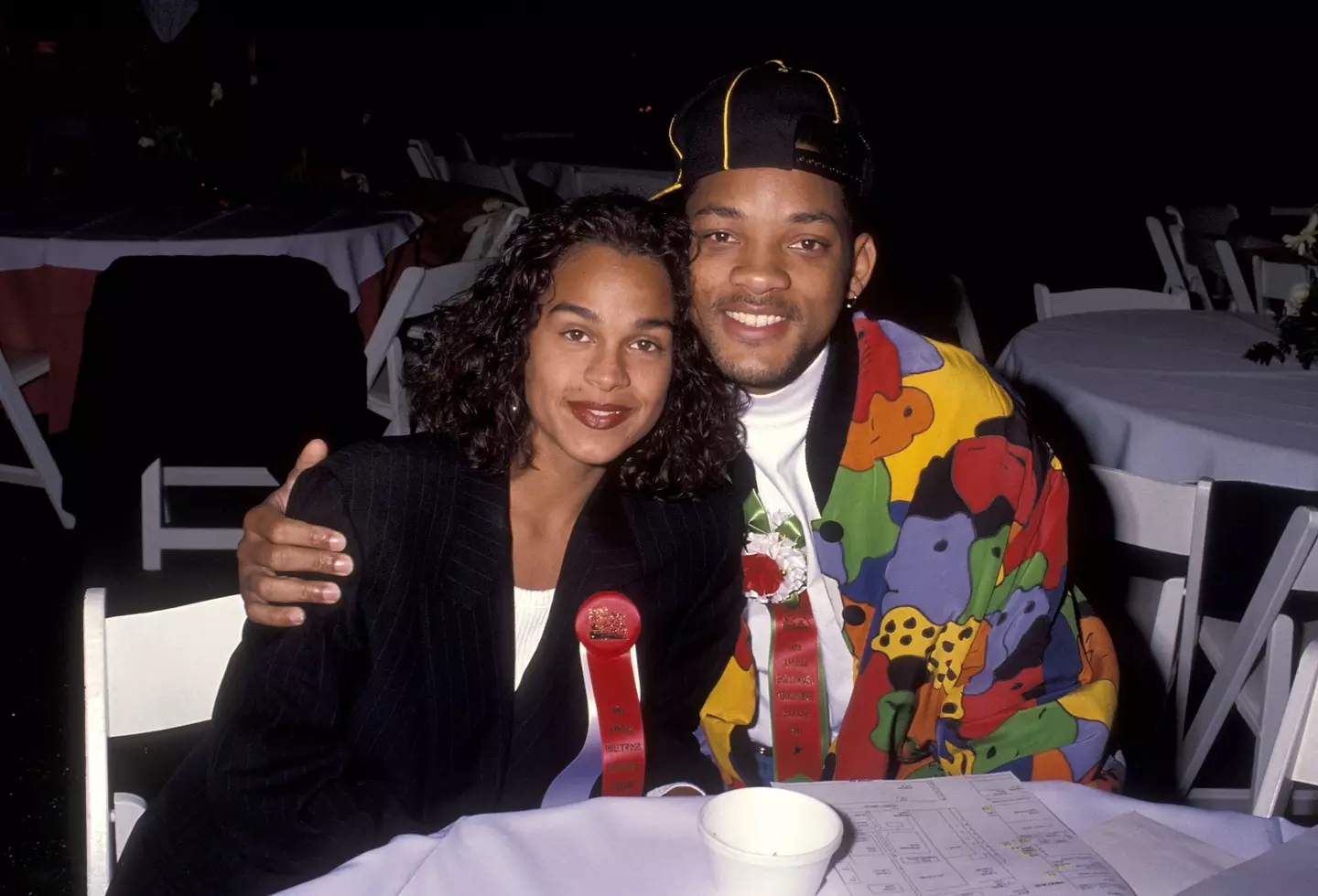 Will Smith and then-girlfriend Sheree Zampino pictured in 1991.
