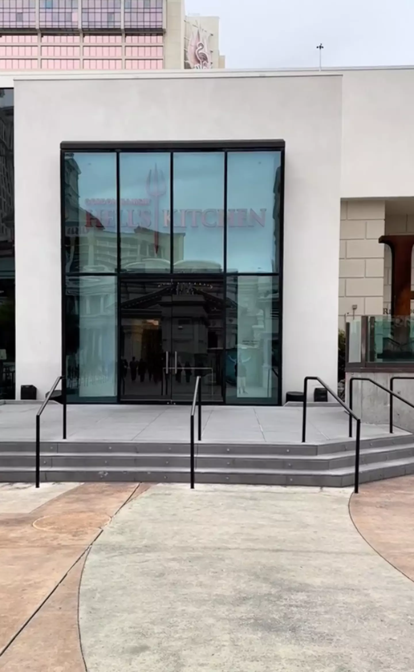 Gordon only has to visit his Las Vegas restaurant.