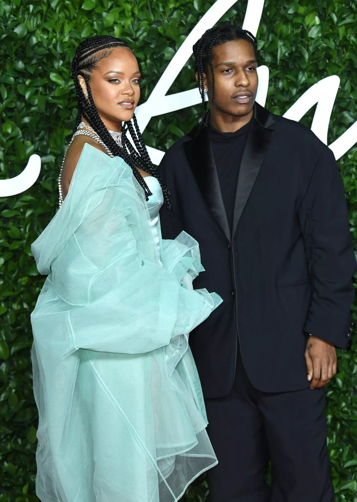 A$AP Rocky and his partner Rihanna.