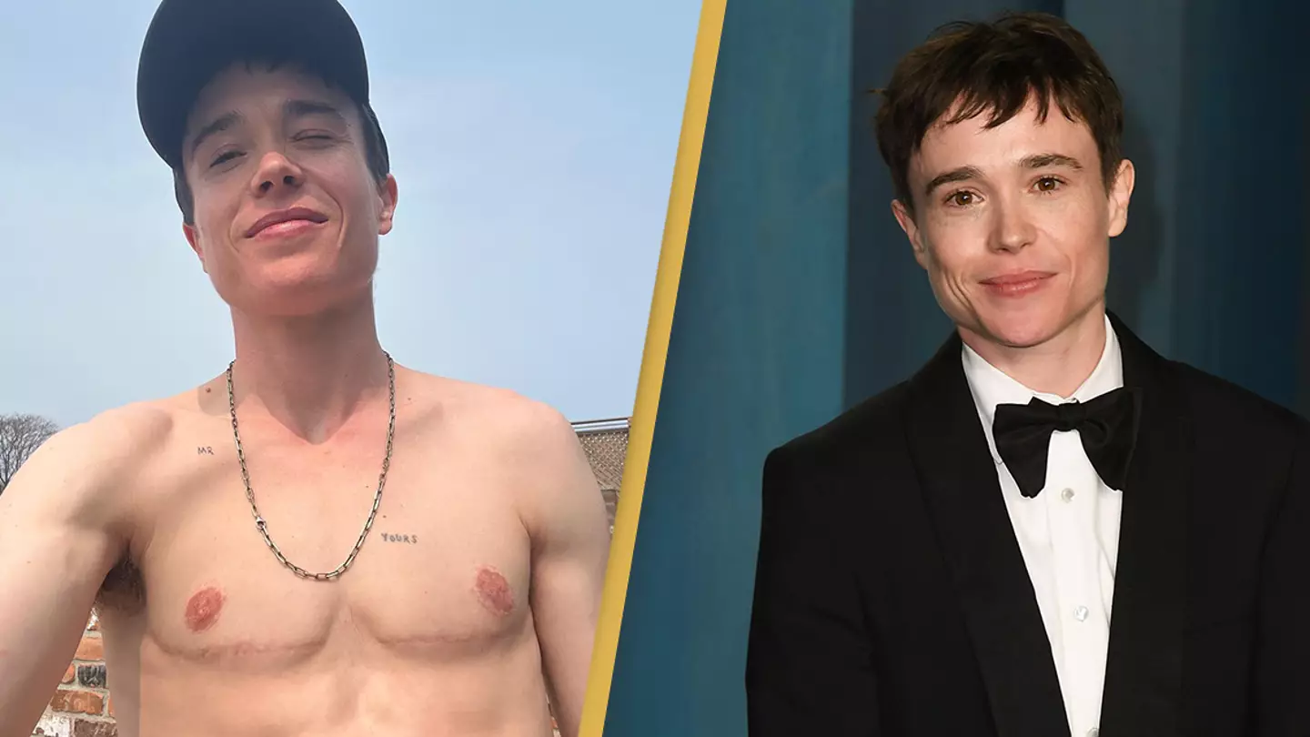 Elliot Page shares shirtless picture to celebrate the 'joy I feel in my body'