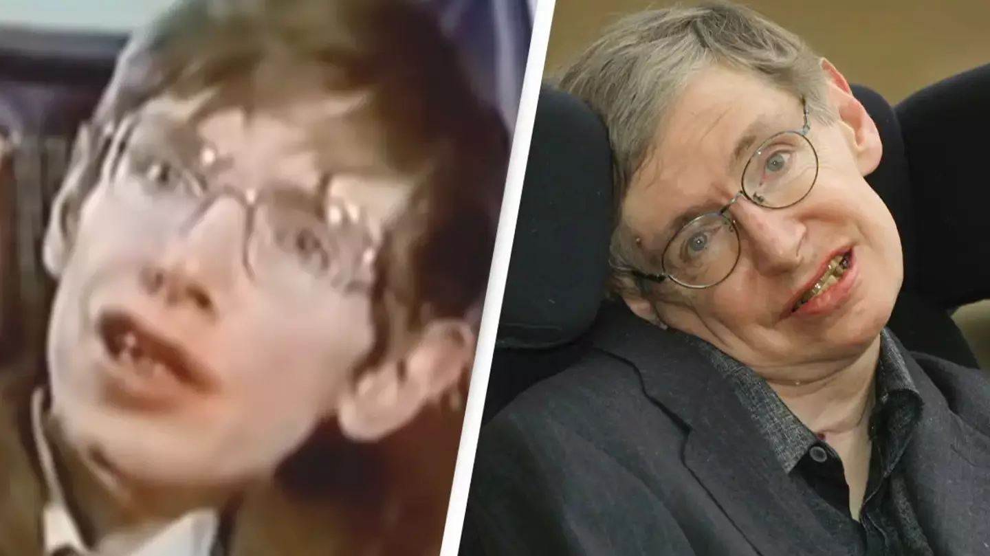 Stephen Hawking's 'real voice' heard without using his voice synthesizer to describe mind-blowing theory