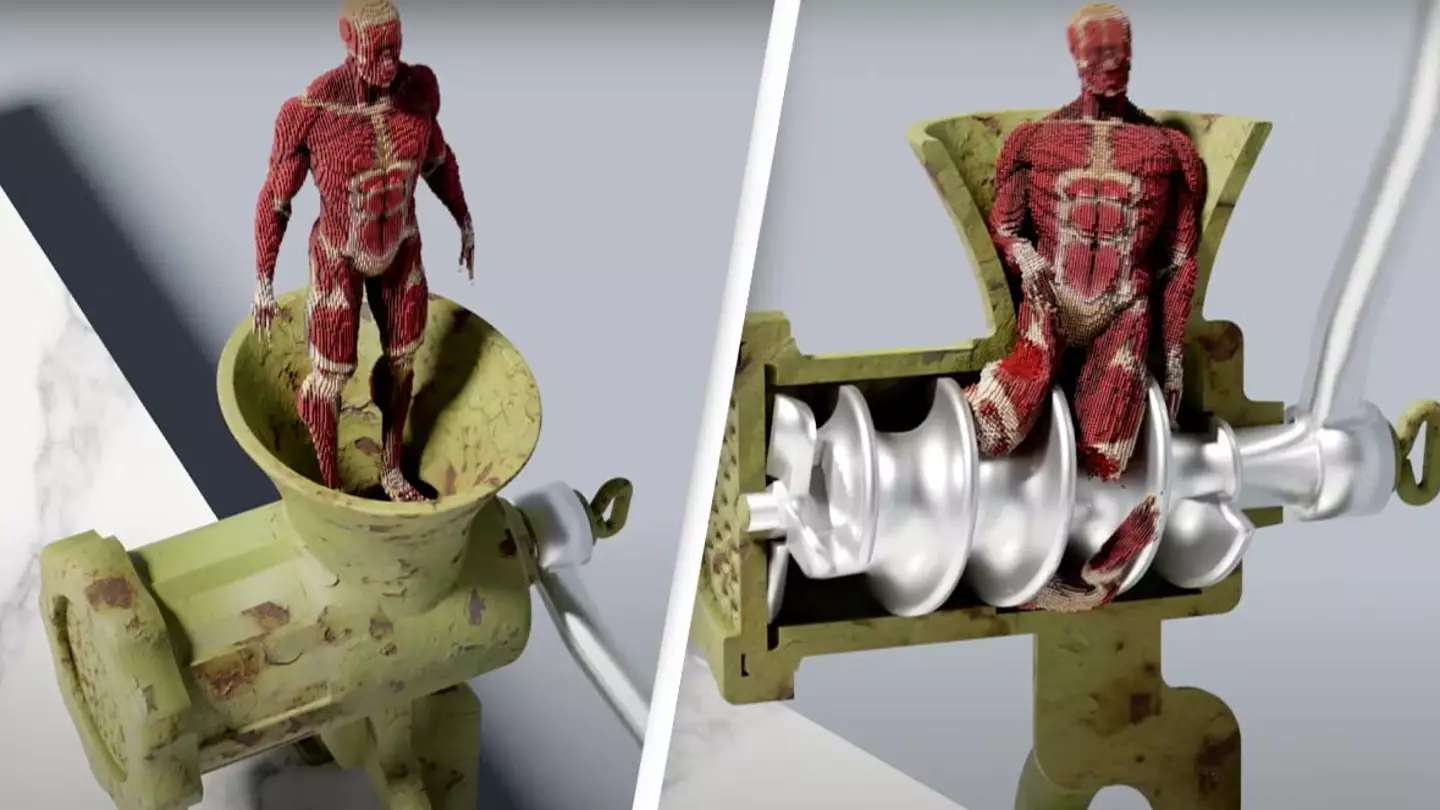 Terrifying simulation shows what would happen to your body if you fell into a meat grinder
