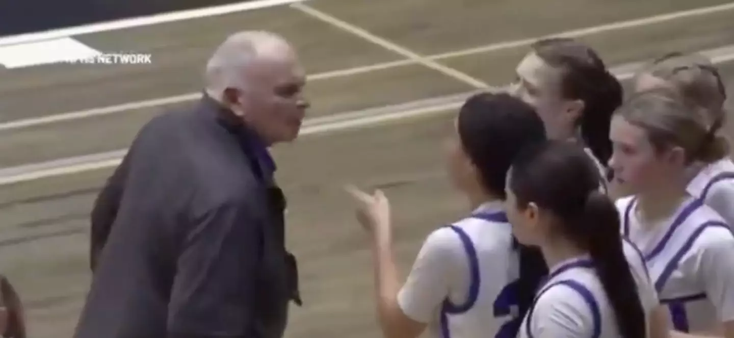 Another player intervened after the shocking moment (NFHS Network)