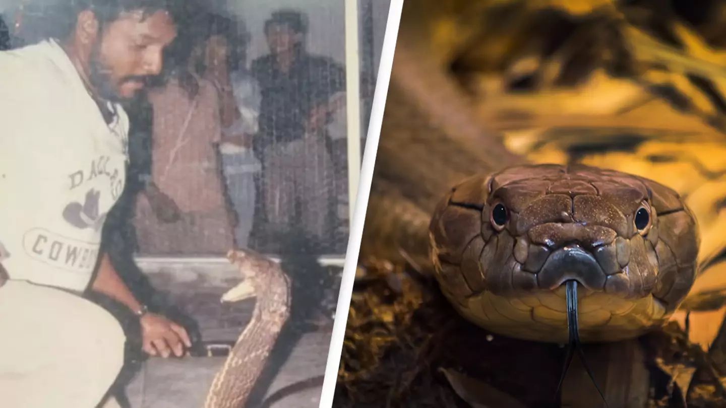 Renowned snake charmer once spent 40 days locked inside room with 400 cobras
