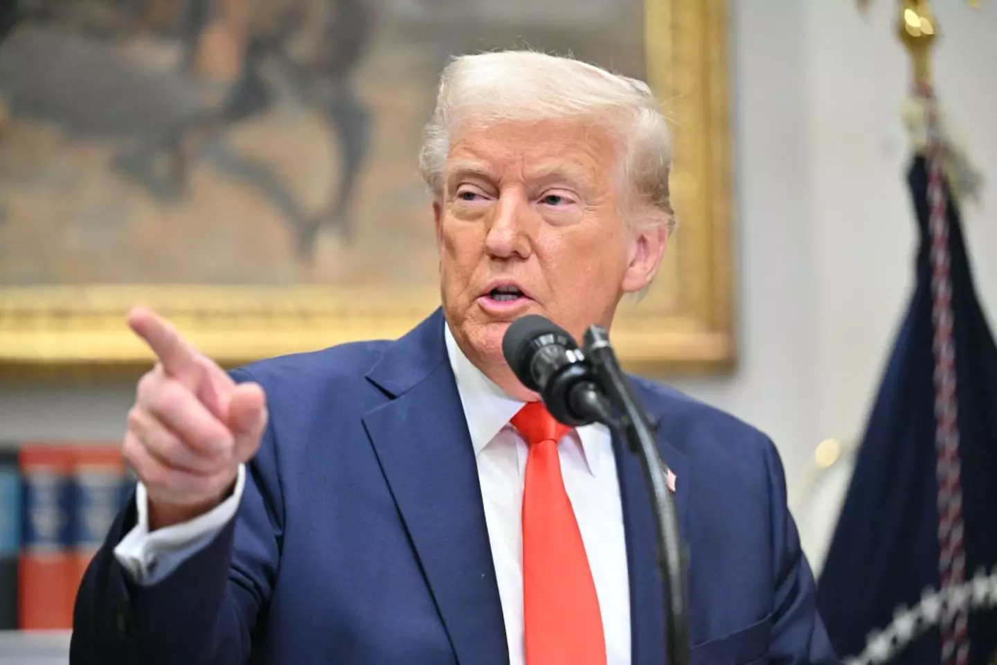 Trump has made an unexpected move with tariffs (ROBERTO SCHMIDT/AFP via Getty Images)