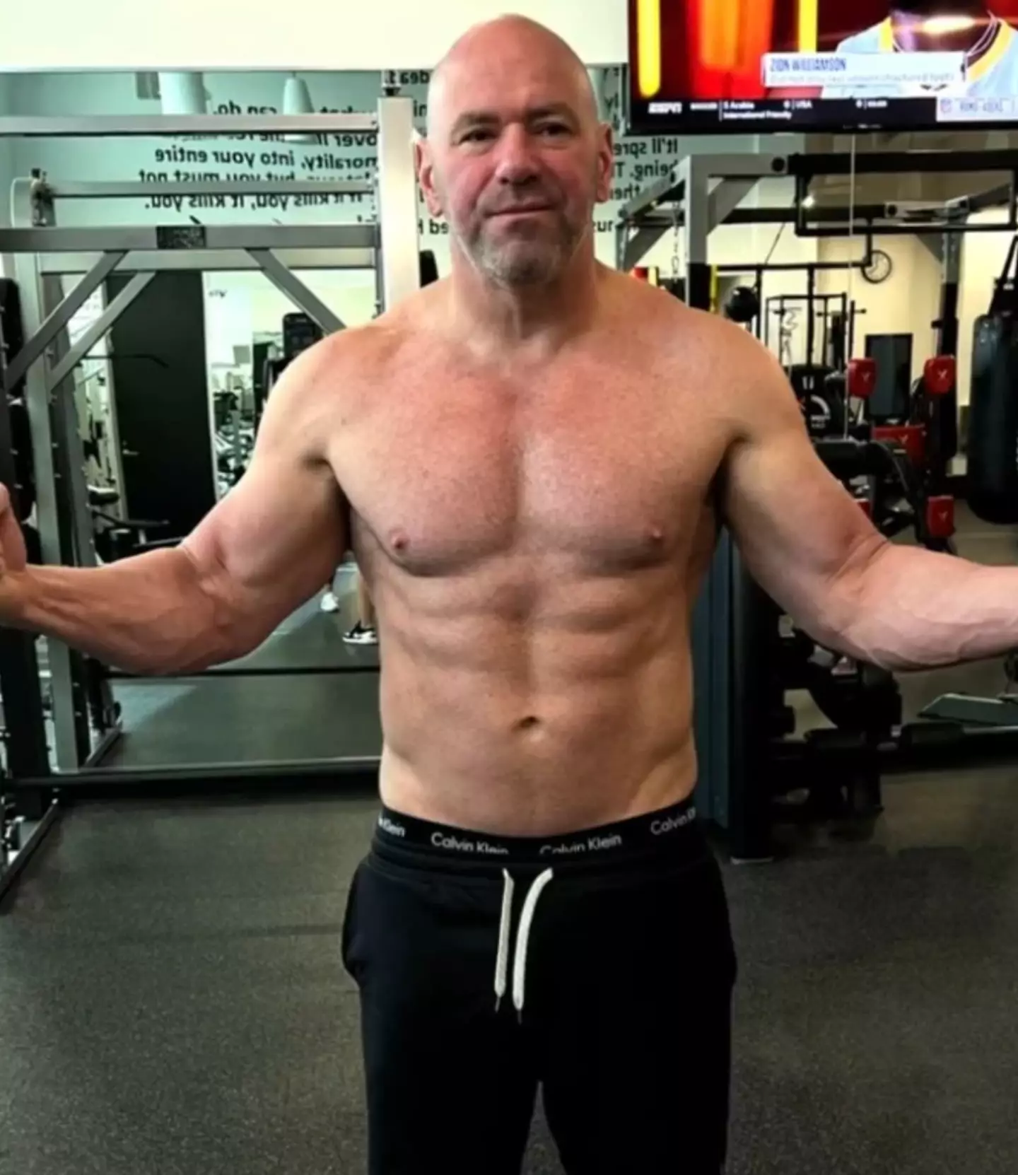 White ended up shedding a load of weight after the results.