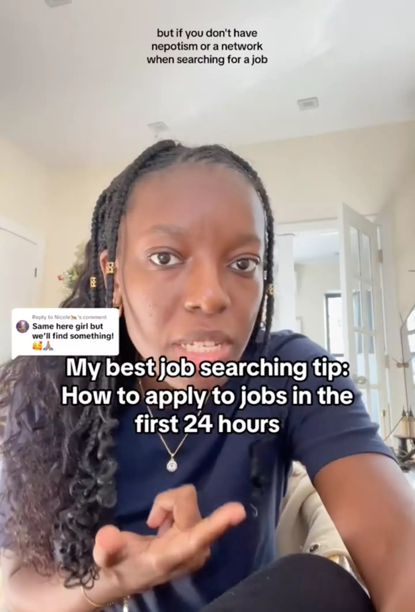 TikToker Marni said one of the best things a person has is 'time'. (@ohmarni/TikTok)