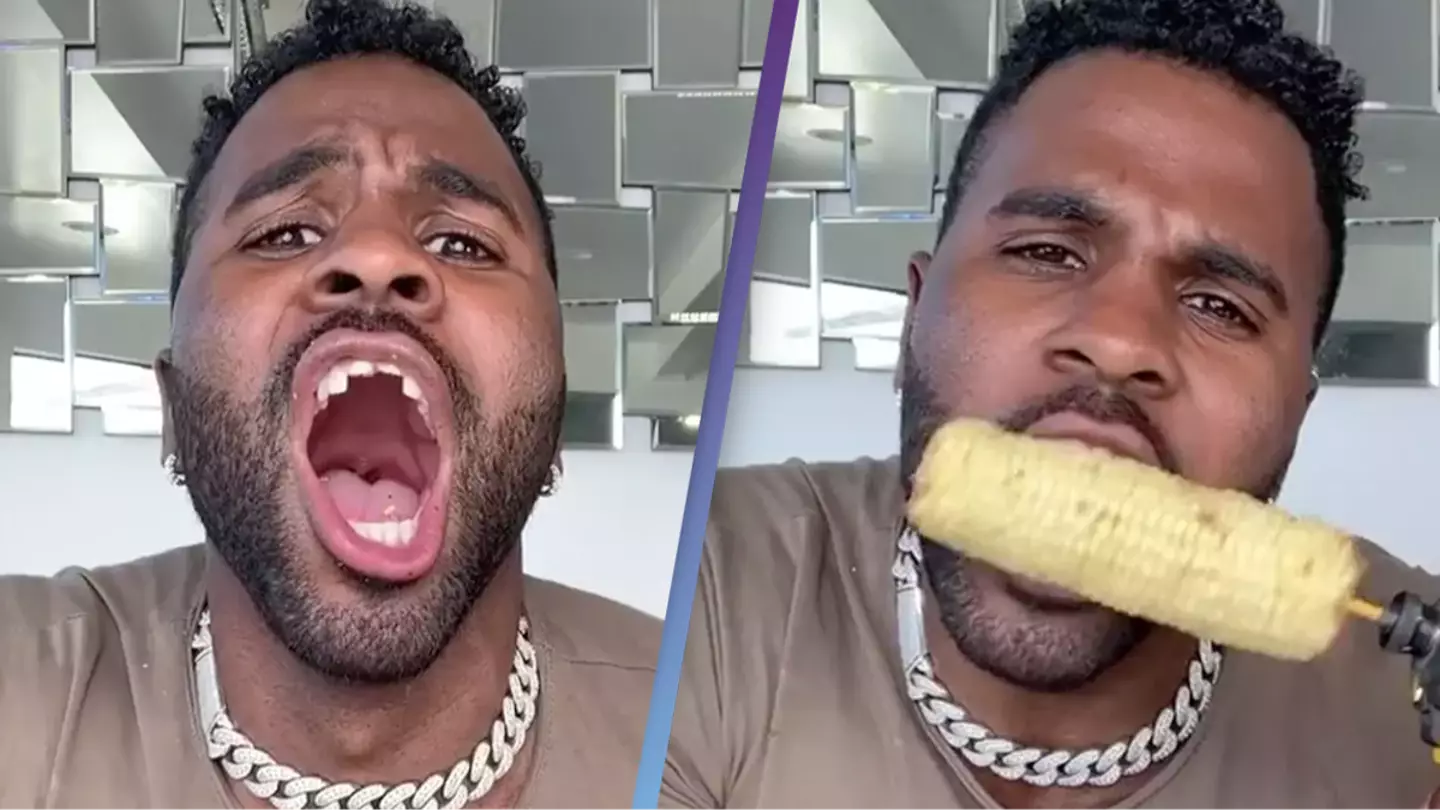 Jason Derulo knocked out his teeth eating corn with drill in bizarre TikTok video