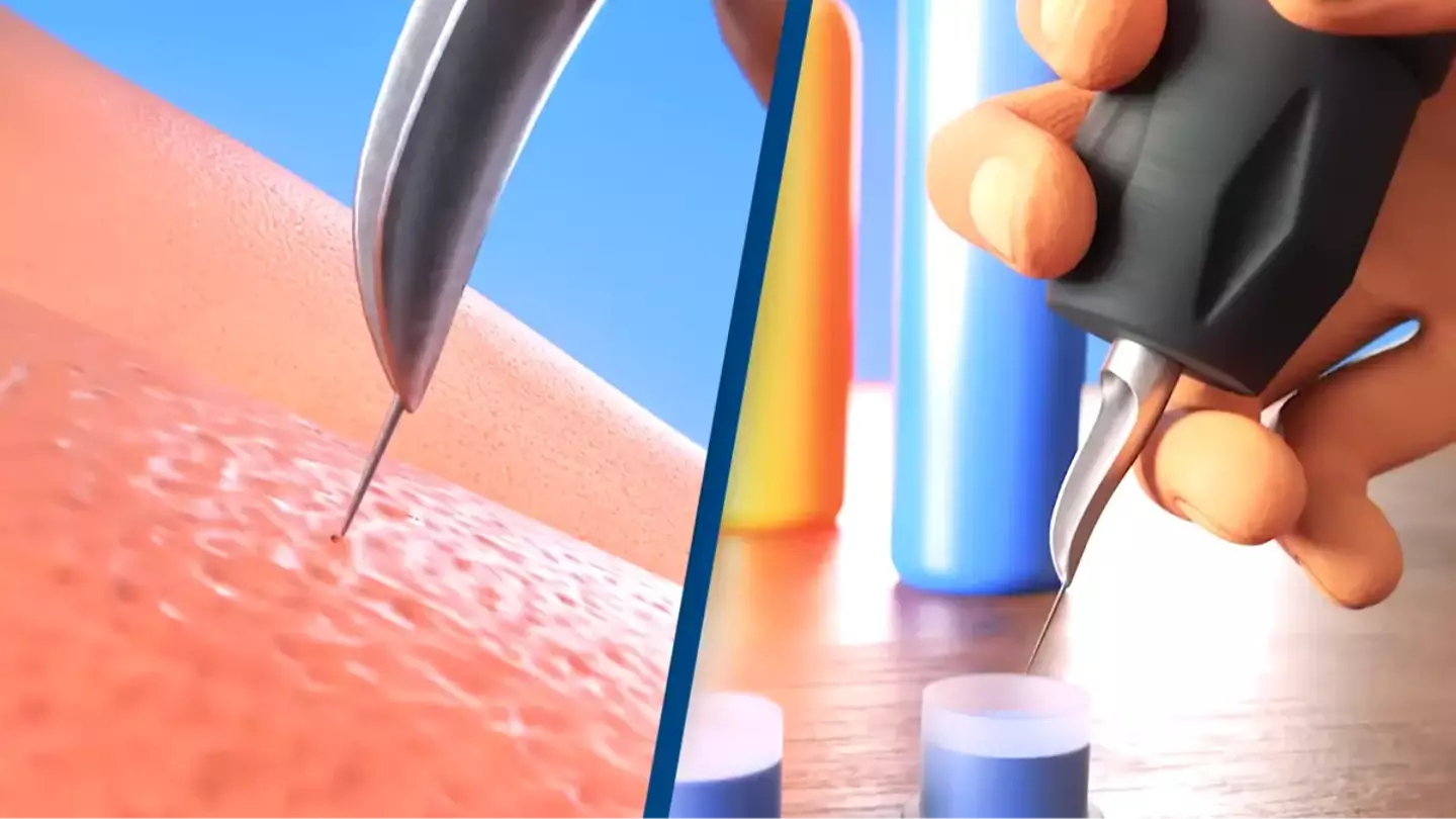 People have a new 'phobia' after terrifying simulation shows how tattoo guns actually work