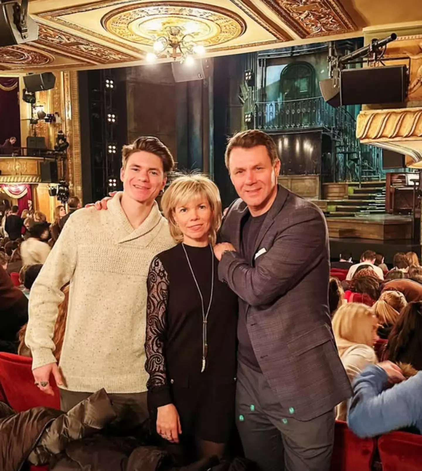 Maxim and his parents (@maxim.naumov_/Instagram)